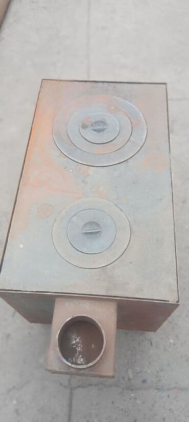 стол трансформер 3 в 1: Металлическая печь для отопления или приготовления пищи. Конструкция — 6