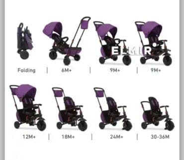 универсальные трехколесные коляски: Коляска, Б/у — 3