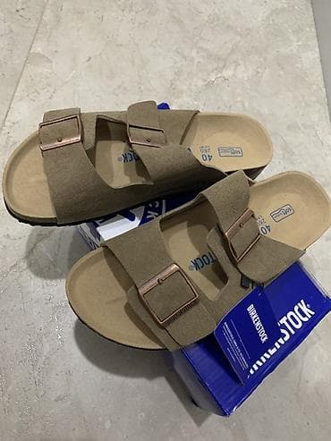 birken stock: Мужские сандалии, 40, Birkenstock, Новый, цвет - Бежевый, Самовывоз — 1