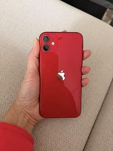 apple зарядка: IPhone 11, Б/у, 128 ГБ, Красный, Коробка, 83 % — 2