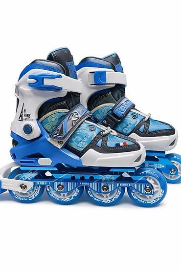 Новые детские роликовые коньки с защитой - Тип: раздвижные