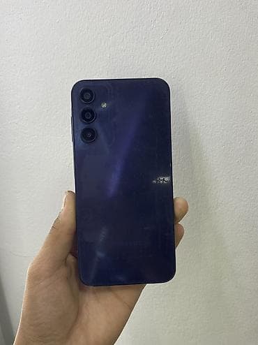 tab s5: Samsung Galaxy A15, Б/у, 128 ГБ, цвет - Синий, 2 SIM — 1