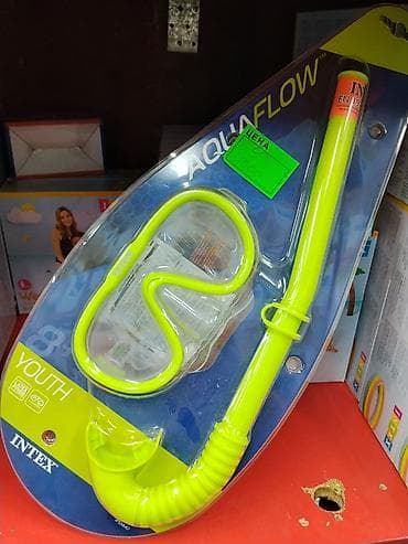 плавания: Набор для плавания и снорклинга Intex AQUAFLOW Youth - Комплектация — 1