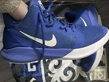Мужские кроссовки, 42.5, 43, Nike, Б/у, цвет - Синий, Платная доставка, Самовывоз