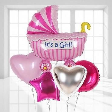 Белектер үчүн таңгактар: Воздушные шары и готовые наборы для праздника - Гелиевые — 5