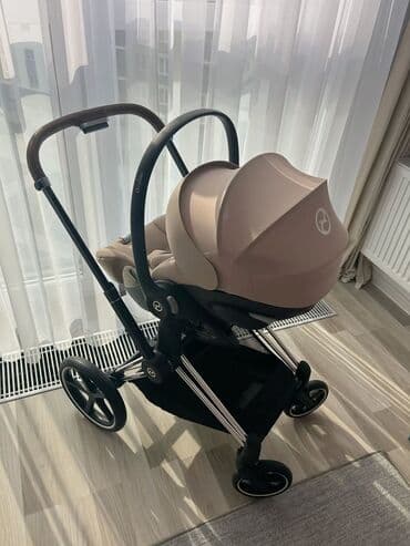 продаю связи с переездом: Автокресло, цвет - Бежевый, Б/у — 1