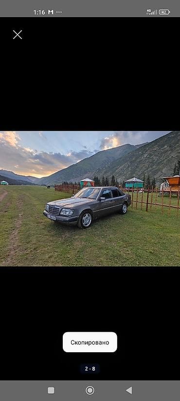 rex sprinter: Mercedes-Benz W124: 1993 г., 3.2 л, Механика, Газ, Седан — 1