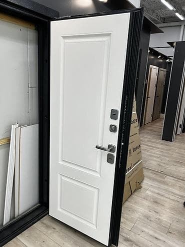 черный метаал: Двери для домов и квартир, Металлическая, C терморазрывом, цвет - Черный — 2