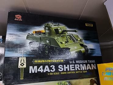 merida warrior 300: Радиоуправляемый танк M4A3 Sherman (масштаб 1:30) - Модель: U.S — 1