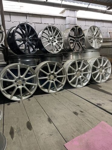 оригинальные литые диски опель астра: Литые Диски R 18 Enkei, Комплект, отверстий - 5, Б/у — 1