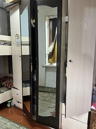 Мебель: Шифоньер, шкаф для одежды, Прямой, ЛДСП — 1