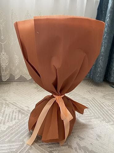 Балатылар: Букет белых роз в стильной упаковке - Состав: крупные белые розы с — 4