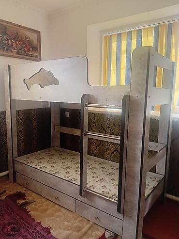 40 41: Детская двухъярусная кровать с ящиками - Конструкция: двухъярусная, с — 1