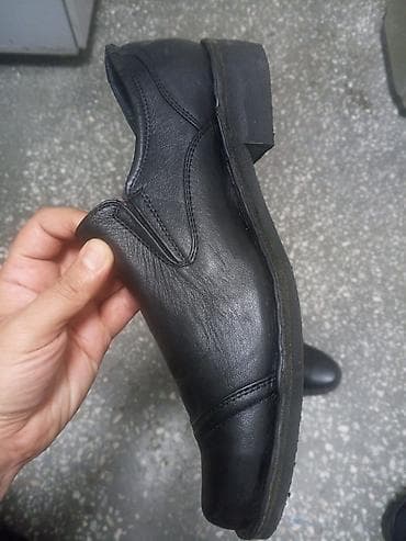 foot patch: Классические мужские туфли-лоферы (слипоны) черного цвета. Основные — 5