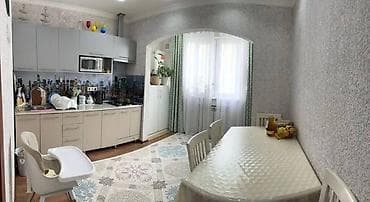 Квартиры: 2 комнаты, 65 м², Сары-Челек ж/м 106 серия улучшенная, 7 этаж, Евроремонт — 4