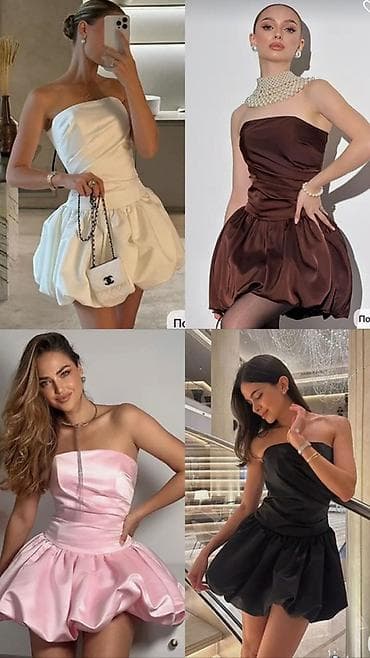 Жеке буюмдар: ОПТОМ 250 сом Вечерние платья из атласа Модели: - Длинные платья с — 2