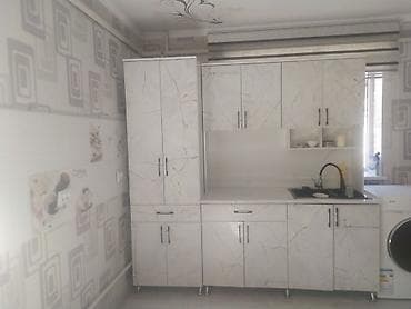 solutions elementary: Кухонный гарнитур в современном стиле с фасадами «под мрамор» — 2