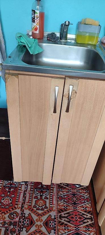 Эмерек гарнитурлары: Ашкана гарнитуру, Колдонулган, түсү - Күмүш, Металл, Өзү алып кетүү — 7