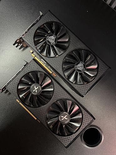 Видеокарта для ПК, Б/у, AMD, Radeon RX, 8 ГБ