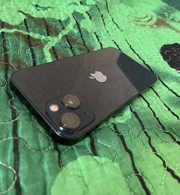 iphone 3: IPhone 13, Б/у, 128 ГБ, Midnight, Чехол, 86 % — 2