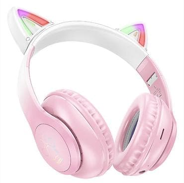 Аудиотехника: HOCO W42 Cat Ear BT гарнитура - Форм‑фактор: накладные — 5