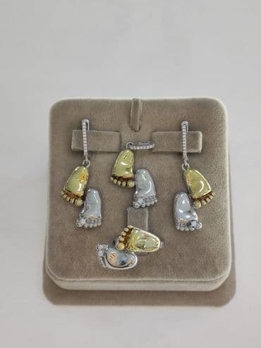 самые красивые свадебные платья в мире: Новая коллекция Италия Серебряный комплект "Ножки" Серебро напыление — 6