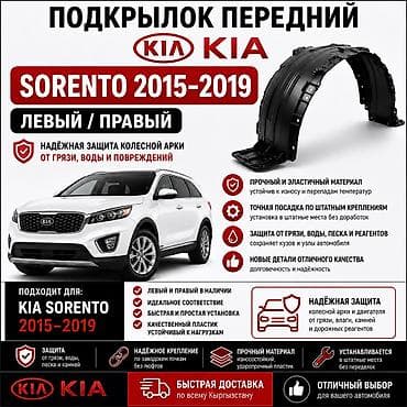 2014: 🚙 Подкрылок передний Kia Sorento 2015–2019 Левый и правый подкрылок в — 1