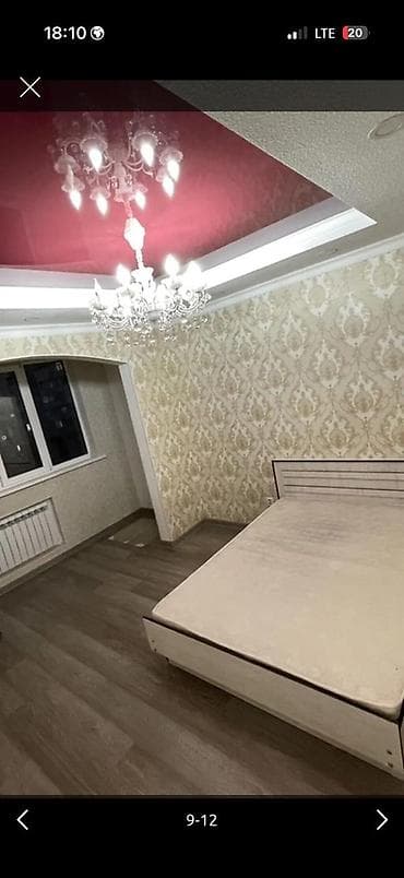 ош юго восток квартира: 2 комнаты, 67 м², 106 серия, 7 этаж, Евроремонт — 10