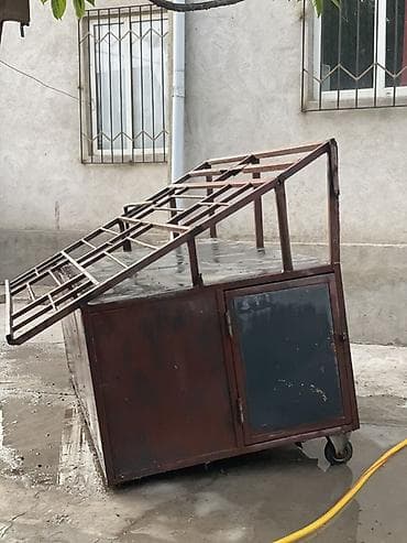 тележка быстрого питания: Счетчик, Материал: Металл, 160 см * 200 см * 80 см, Б/у — 6