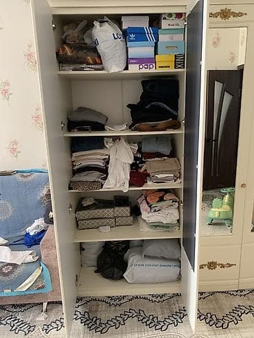 Шифоньеры, шкафы для одежды: Классический пятидверный шкаф-купе/распашной для спальни в — 2