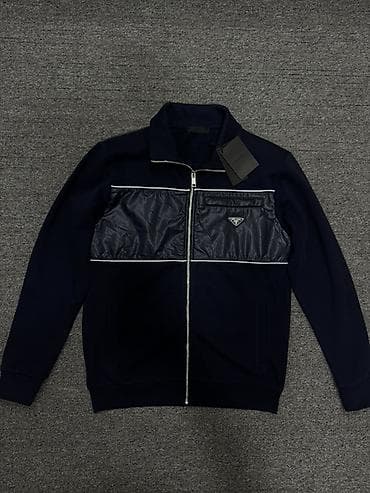 zara: Мужской спортивный костюм, XL, 2XL, S, Prada, Новый, цвет - Синий, Самовывоз — 3