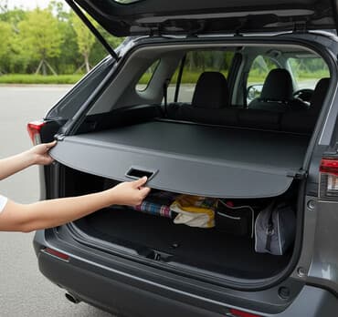 купить тент на фуру бу: Шторка Рав4 19-24 год, новая в багажник, из качественного материала — 1