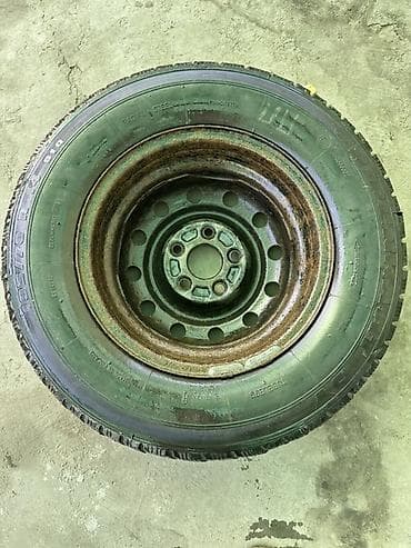 Транспорт: Дөңгөлөктөр монтажда 195 / 70 / R 14, Winter stud, Колдонулган, Камдык, Жеңил унаалар, Темир, тешиктери - 5 — 4