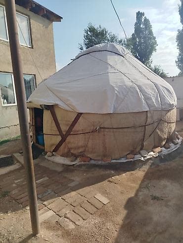 Продажа юрты, Каркас Деревянный, 75 баш, Диаметр: 5.5 метров at lalafo.kg Продажа юрты, Каркас Деревянный, 75 баш, Диаметр: 5.5 метров