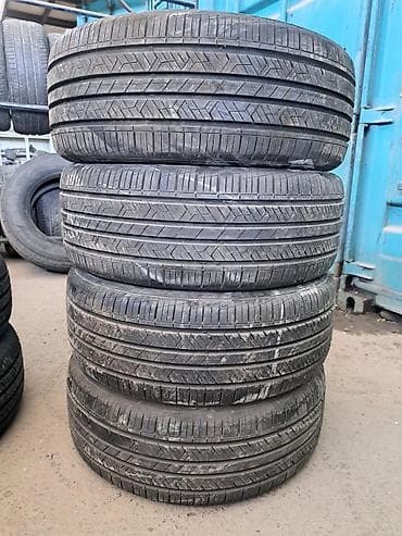 Шины 215 / 45 / R 17, Лето, Б/у, Комплект, Легковые, Корея, Hankook