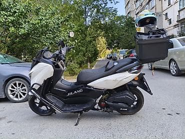 Транспорт: Скутер JILANG Z-MAX (белый/черный) 150 куб - Кузов GT-скутера с — 5