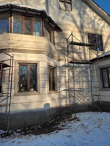 iphone hr: Фасадные работы: декоративная штукатурка, травертин любой сложности — 7