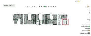 ботанический: 2 комнаты, 82 м², Элитка, 11 этаж, Готовая ПСО (под самоотделку) — 6