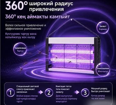 attack shark: УНИЧТОЖИТЕЛЬ КОМАРОВ И МОСКИТОВ MOSQUITO KILLER X6 30W 🦟 ЭЛЕКТРИЧЕСКАЯ — 3