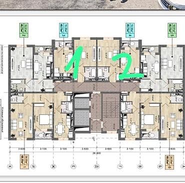 elegance stroy: 1 комната, 41 м², Элитка, 7 этаж, Евроремонт — 4