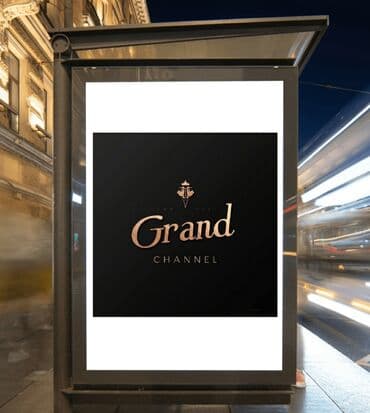 Рекламный постер/лайтбокс «Grand Channel» - Формат: улицeнный