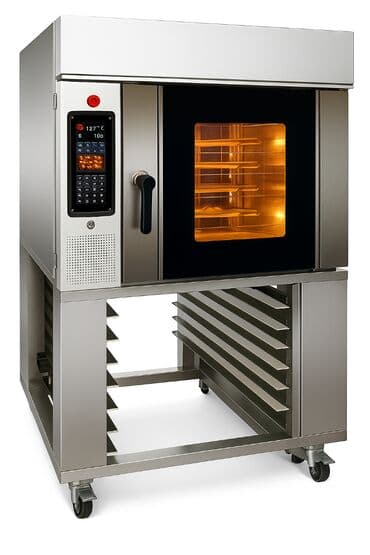 конвекционная печь бу: Ротационная конвекционная печь с электрическим нагревом Мощность: 8 — 1