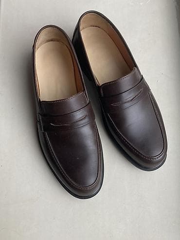 Личные вещи: Классические лоферы унисекс Размер 41 (идет в размер), натуральная — 2