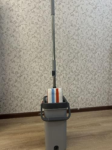 продаю кухонный гарнитур б у: Комплект для мытья полов с ведром и шваброй с вертикальным отжимом - — 2