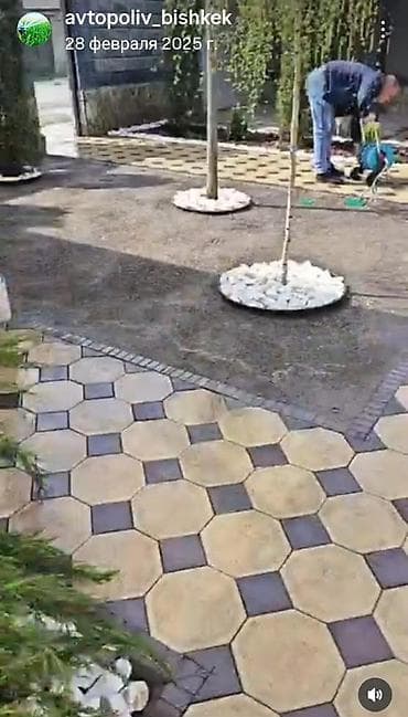 Үй жана бакча үчүн баардык: Ландшафтные работы и автоматический полив под ключ. - Проектирование — 3