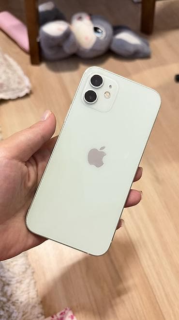 6s plus: IPhone 12 mini, Б/у, 128 ГБ, Зеленый, Чехол, Коробка, 79 % — 1