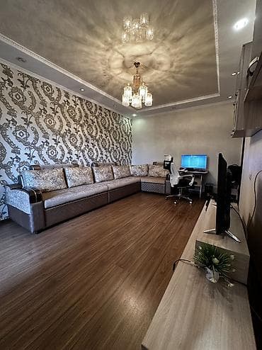улан мкр: 1 комната, 43 м², 106 серия, 3 этаж, Косметический ремонт — 3