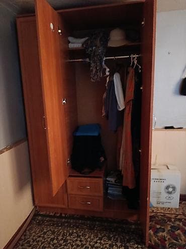 Шифоньер, шкаф для одежды, Прямой, ЛДСП