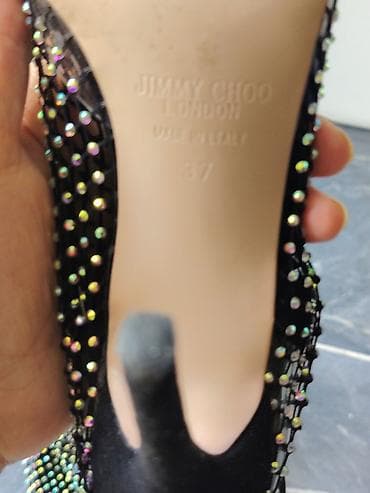 jimmy: Ботинки, 37, Jimmy Choo, Б/у, цвет - Черный, Платная доставка — 5