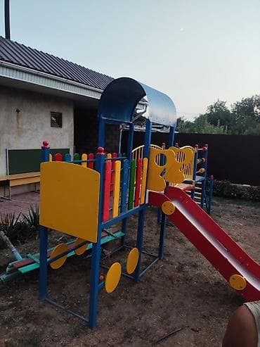 детский манеж с качелями: Детская площадка Для улицы, Новый — 3